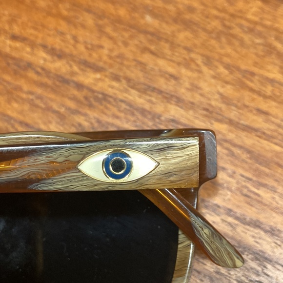 *last call* RETROSUPERFUTURE marbled acetate Italian luxury evil eye sunglasses - Picture 4 of 13